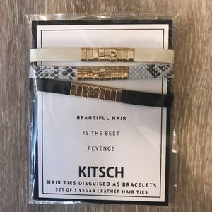 NWT Kitsch Leather Hair Accessories